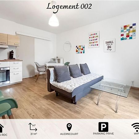 002-T2 Cosy 2 A 4 Pers Lumineux Wifi & Parking Apartamento Audincourt Exterior foto